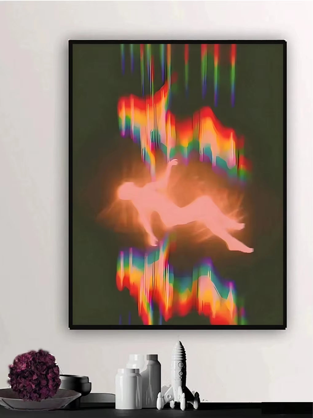 Modern Leopard Coffee Dopamine Canvas Art Poster - Manifestation Mindset