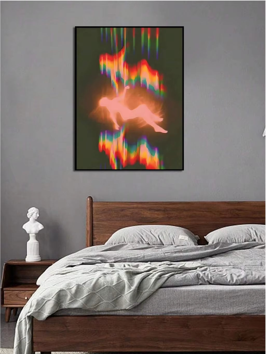 Modern Leopard Coffee Dopamine Canvas Art Poster - Manifestation Mindset