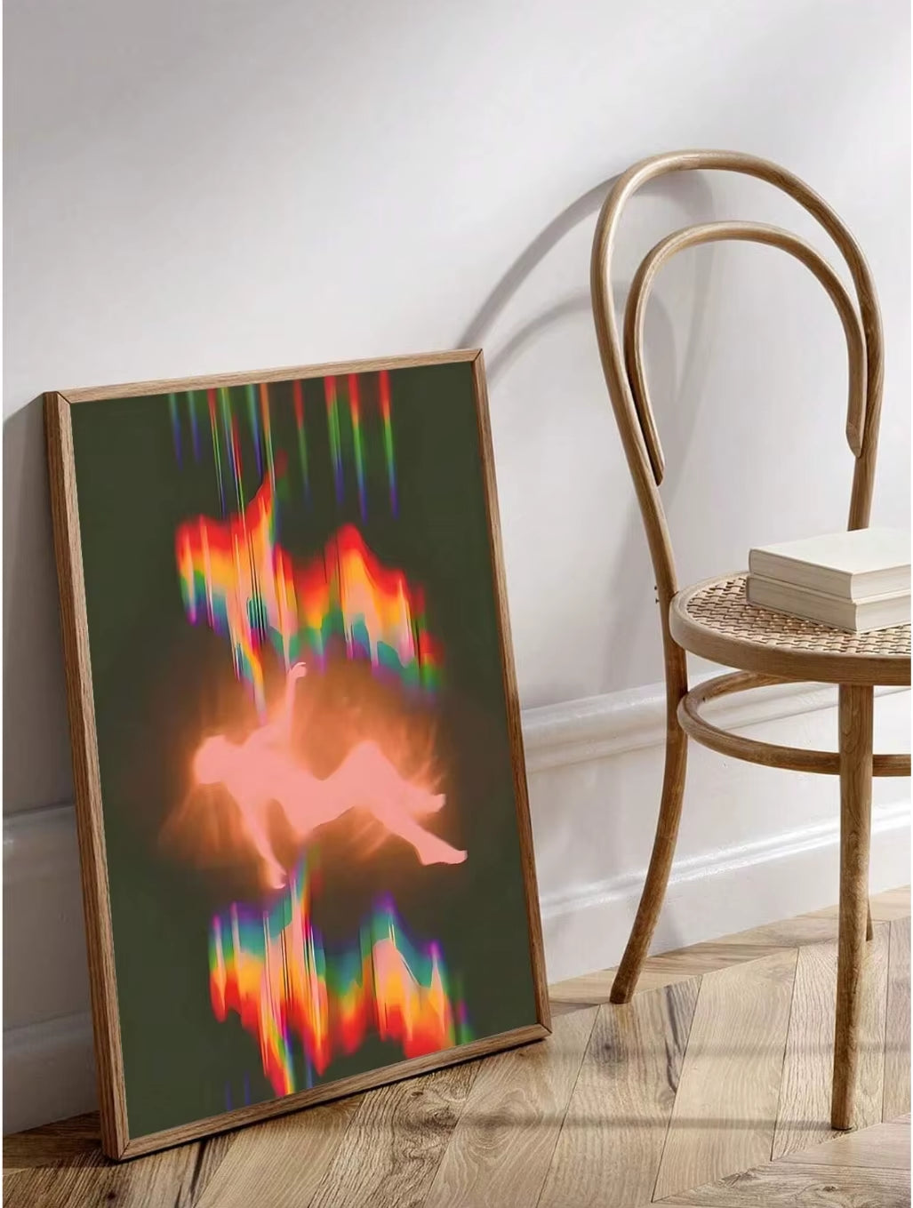 Modern Leopard Coffee Dopamine Canvas Art Poster - Manifestation Mindset